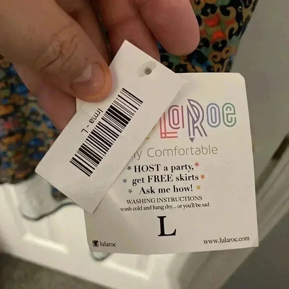 Lularoe Dress mini size L NWT short Sleeve - Picture 4 of 5